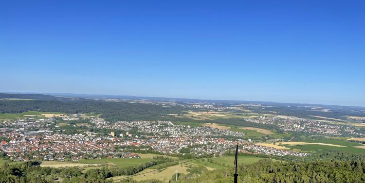 Blick vom Dreifaltigkeitsberg