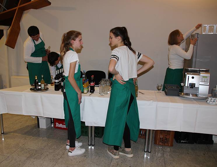 am Ende der Veranstaltung